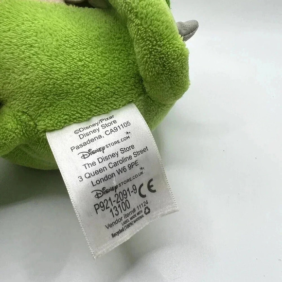 Disney Store Pixar Monsters University Mike Wazowski Stuffed Plush 8” Rare - Picture 3 of 3